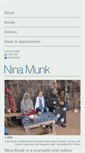 Mobile Screenshot of ninamunk.com